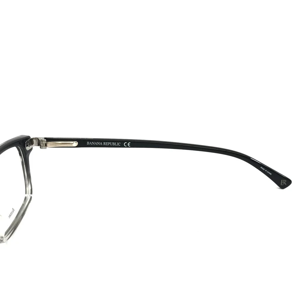 Banana Republic Eyeglasses Frames BR112 U76 Black Gradient Rectangle 52-16-145
